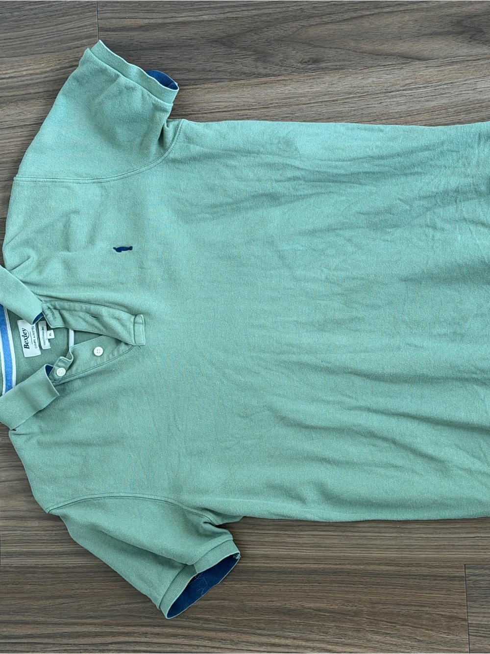Classic Men's Polo in Light Mint with Contrast Trim - Vineyard Vines